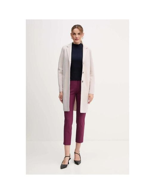 Single-Breasted Coats Ouí de color Natural