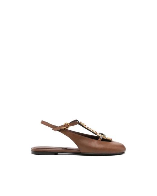 Etro Brown Ballerinas