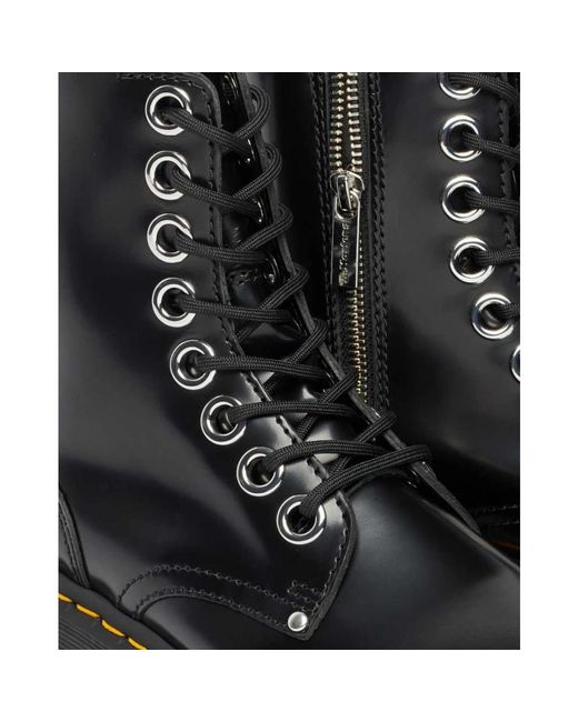 Dr. Martens Black Lace-Up Boots