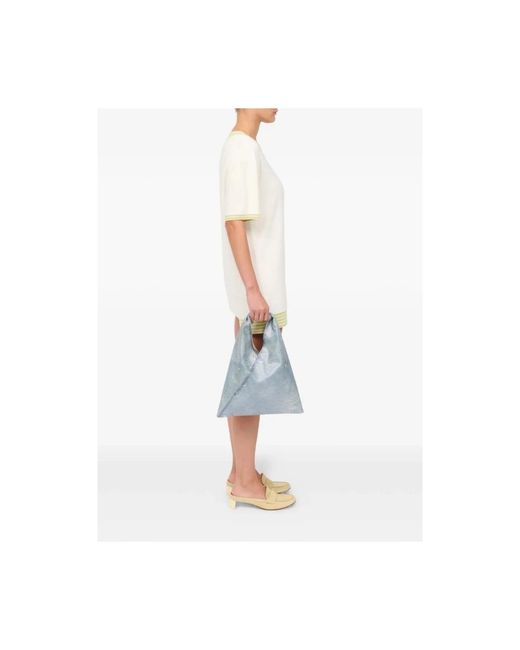 MM6 by Maison Margiela Blue Handbags