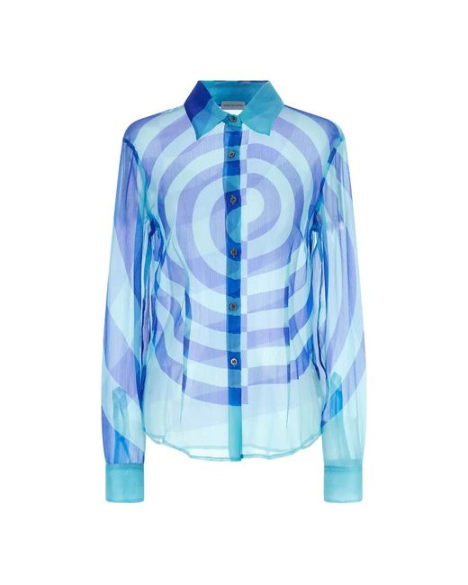 Dries Van Noten Blue Shirts