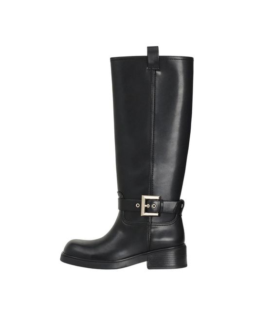 ARMANI EXCHANGE Black High Boots