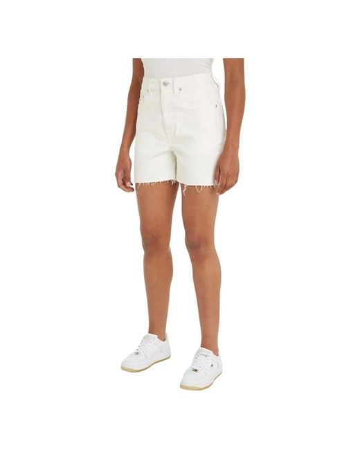 Tommy Hilfiger White Ancient denim shorts