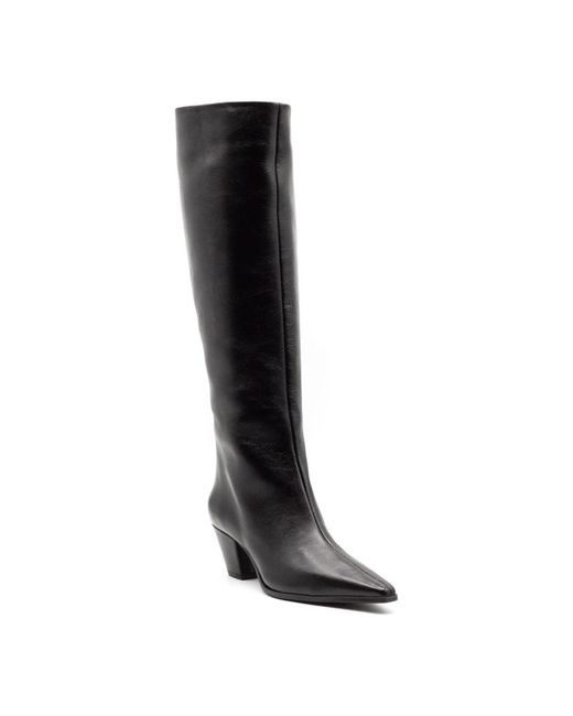 Roberto Festa Black Cowboy & Biker Boots