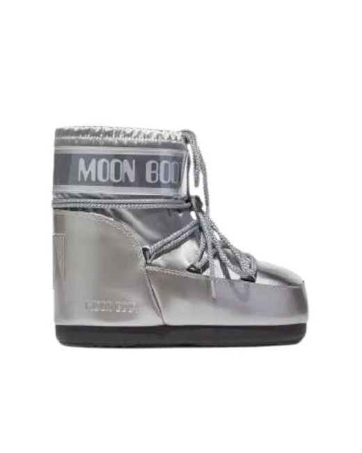 Moon Boot Gray Winter Boots