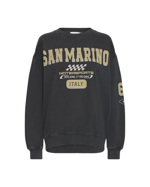 Ball Hoodies & Sweatvesten ,Zwart ,Katoen Sportieve Sweatshirt Met Cool Print in het Gray
