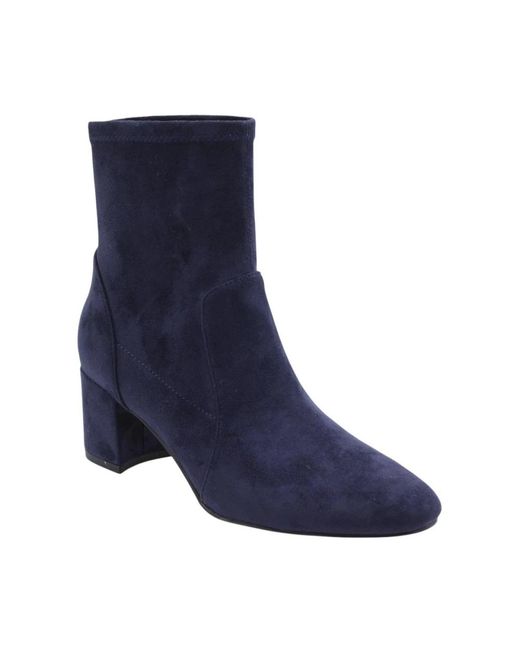 Bibi Lou Blue Heeled Boots