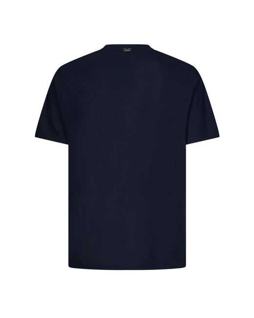 Herno Blue T-Shirts for men