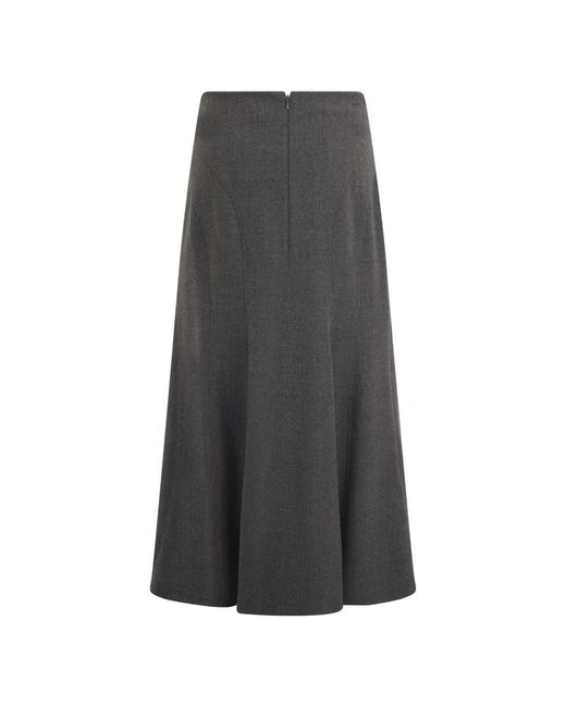Alberta Ferretti Gray Midi Skirts