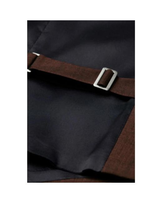 DIGEL Braune Herrenweste, Zeitloses Design in Brown für Herren