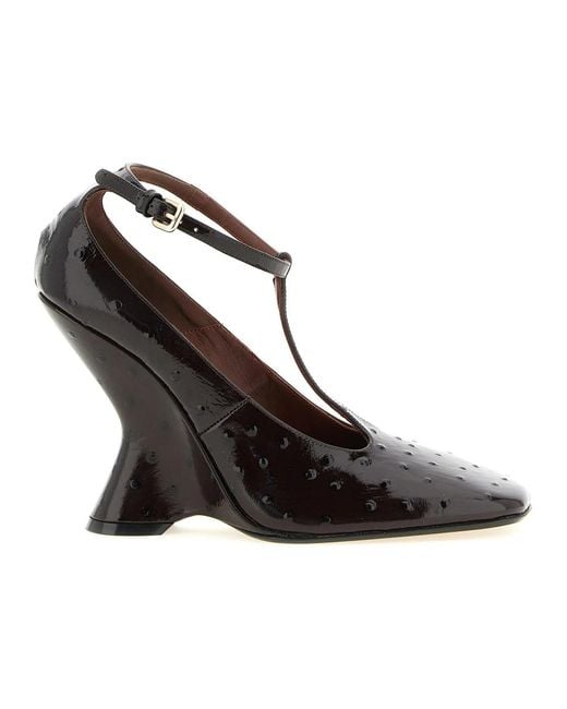 Dries Van Noten Black Wedges