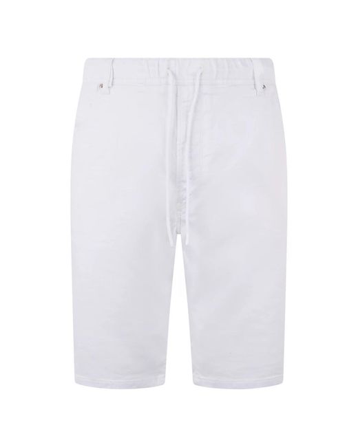 DIESEL White Casual Shorts for men