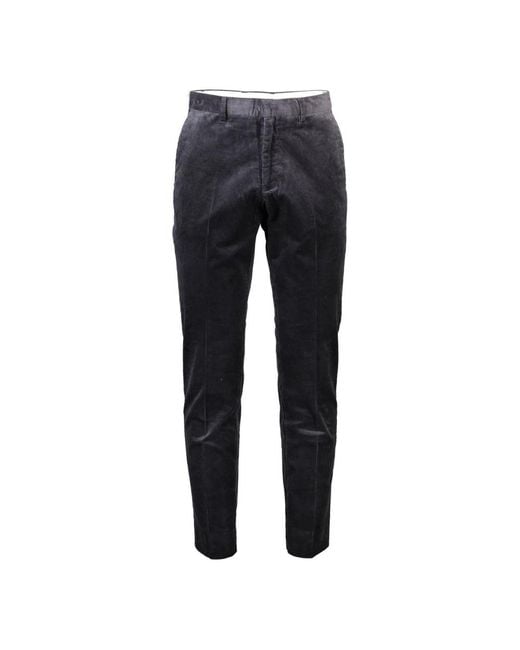 Gant Blue Slim-Fit Trousers for men
