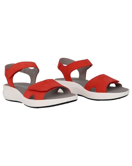 Flat Sandals di Mephisto in Red