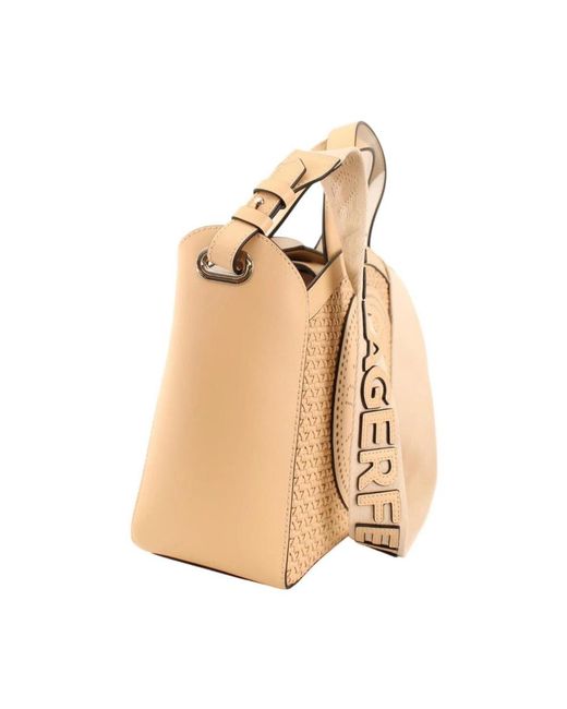 Karl Lagerfeld Metallic Handbags