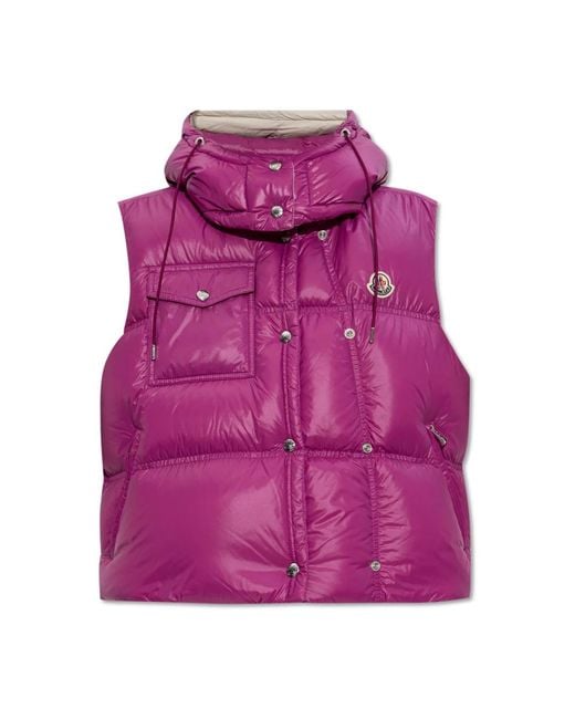 Moncler Vests in het Purple