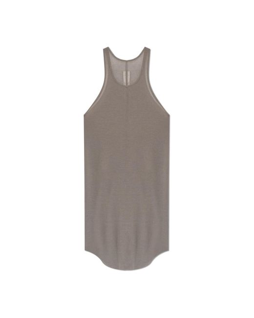 Rick Owens Mouwloos T-Shirt in het Gray voor heren