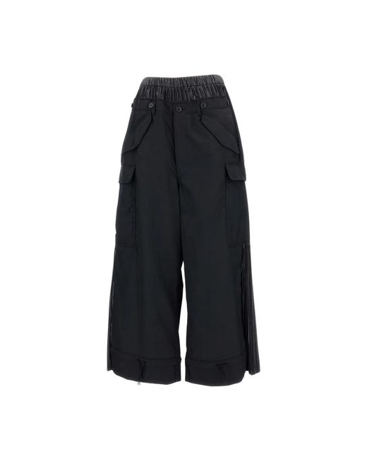 Junya Watanabe Black Baggy Cargo Hose