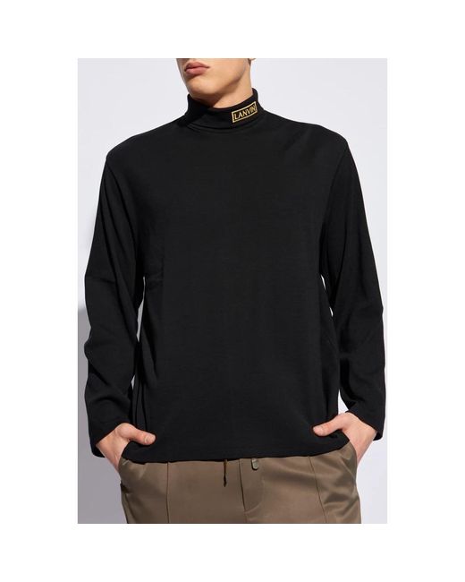 Knitwear > turtlenecks Lanvin pour homme en coloris Black