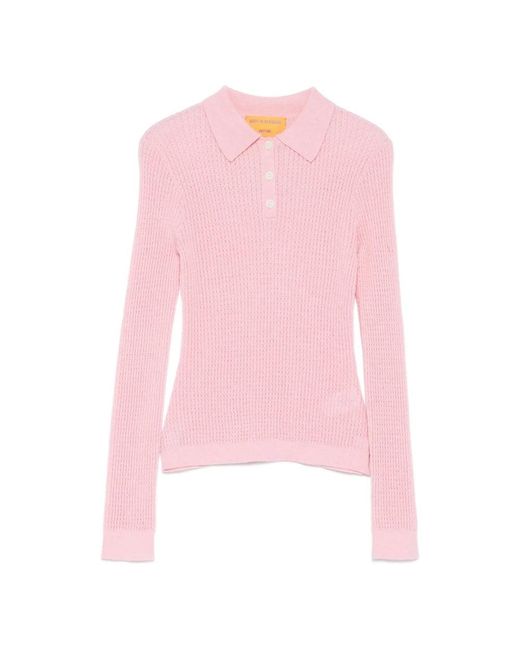 Guest In Residence Pink Cashmere Knitwear