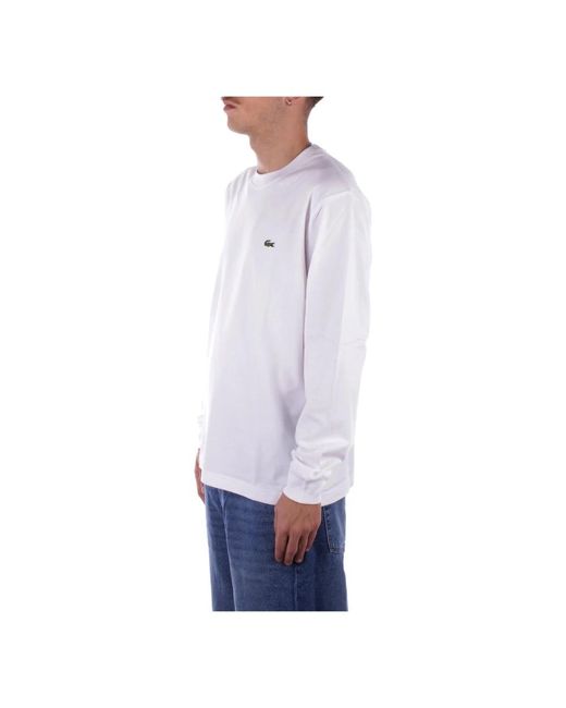 Lacoste Long Sleeve Tops in het Blue voor heren