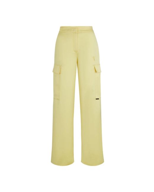 HUGO Yellow Straight Trousers