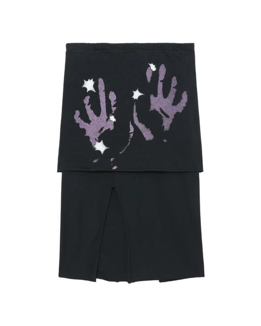 Our Legacy Midi Skirts in het Black