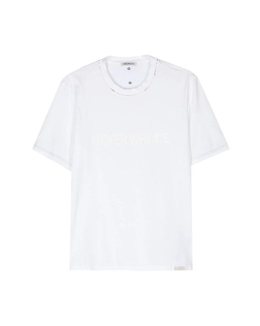 Premiata Stilvolle weiße t-shirts und polos in White für Herren