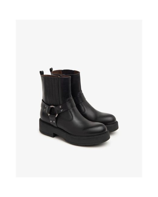 Nero Giardini Black Ankle Boots