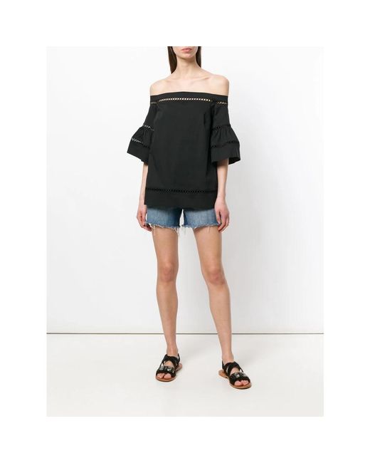 Michael Kors Black Blouses
