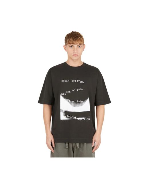 T-Shirts Applied Art Forms de hombre de color Black