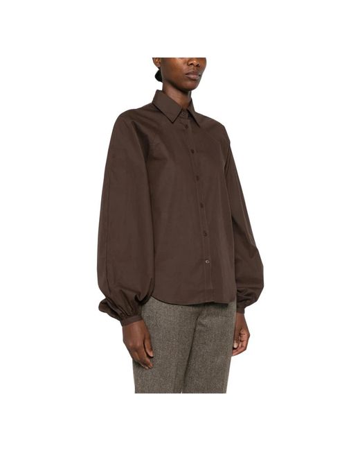 Closed Raglan Blouse Met Print in het Brown