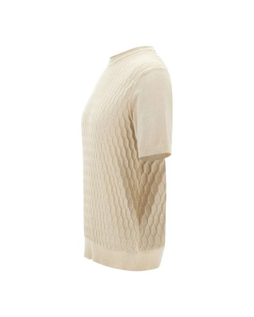 Peuterey Natural Round-Neck Knitwear for men