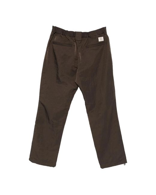 RANRA Brown Straight Trousers for men