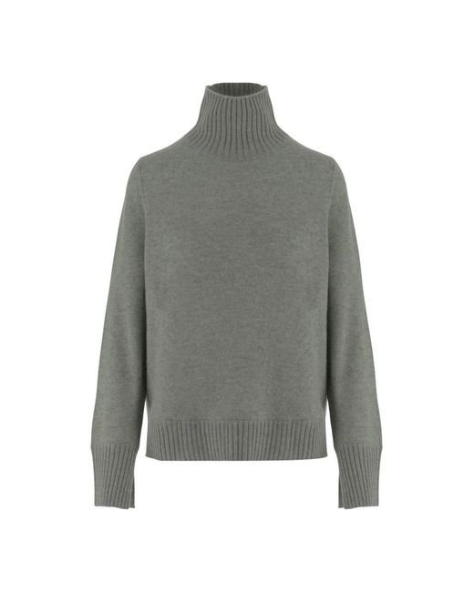 Allude Gray Cashmere Knitwear