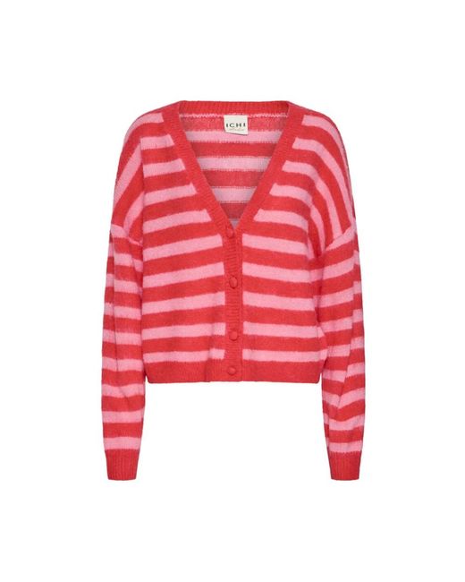 Cardigans Ichi en coloris Red