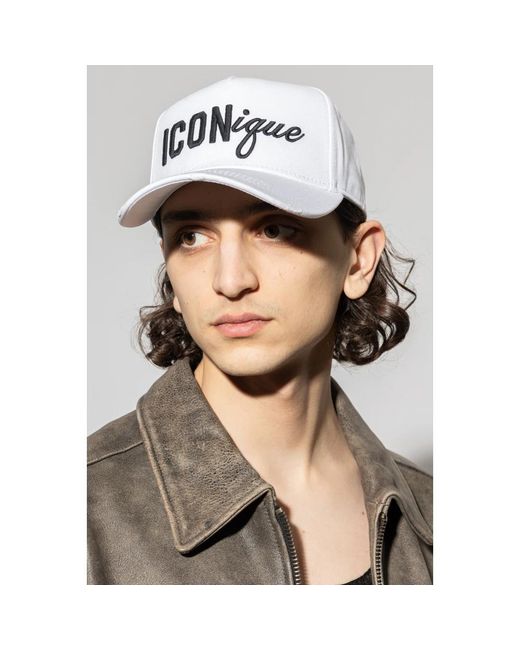 Caps di DSquared² in White da Uomo