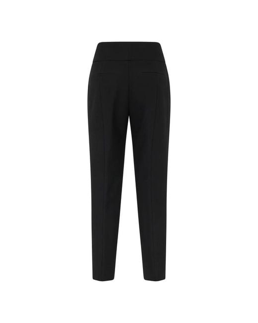 Peserico Black Straight-Leg Hose Mit Gesäßtaschen