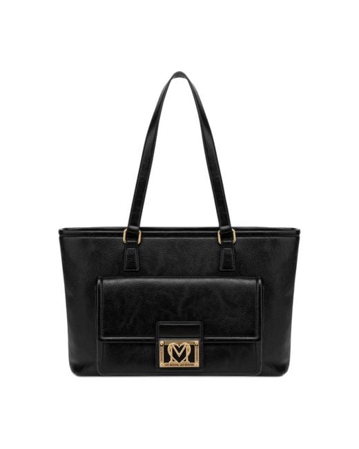 Tote Bags Love Moschino en coloris Black