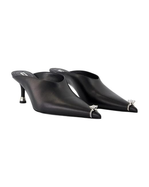 Alexander Wang Blue Heeled Mules
