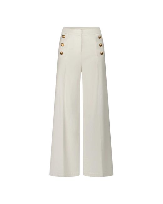 Seductive Wide Broeken in het White