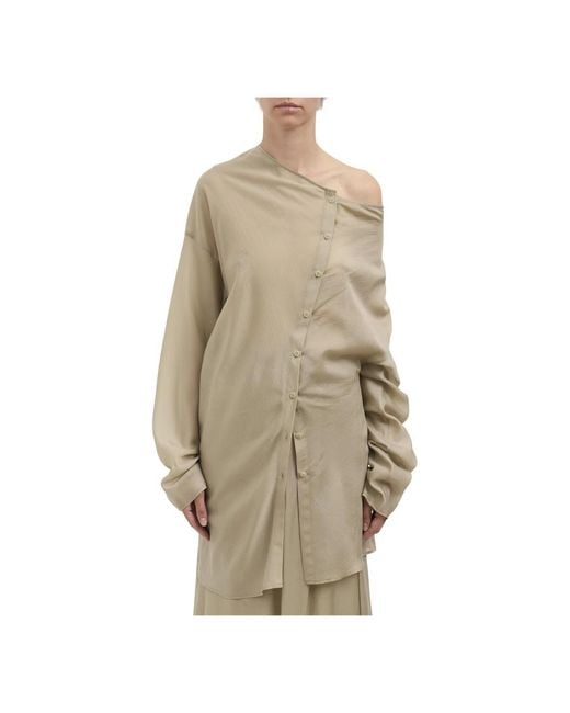 Ruohan Natural Blouses