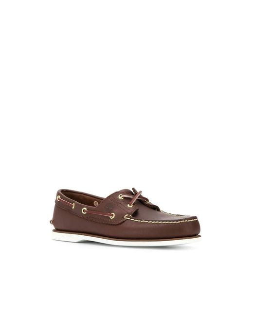 Timberland Brown Boat Shoes for men