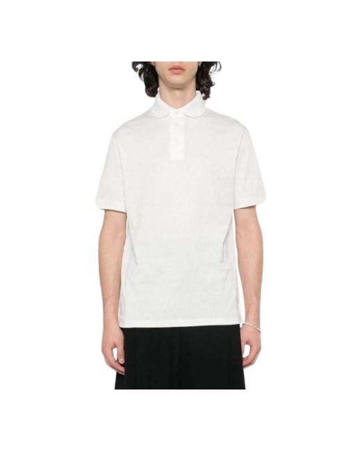Emporio Armani White Polo Shirts for men