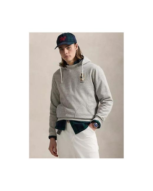 Polo Ralph Lauren Gray Hoodies for men