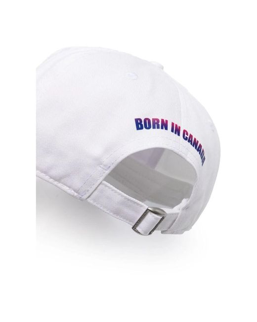 Caps DSquared² de hombre de color White
