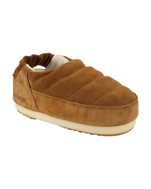 Moon Boot Brown Suede sandal band