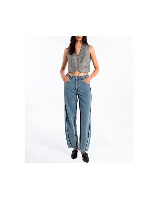 Margaux Lonnberg Blue Loose Fit Jeans