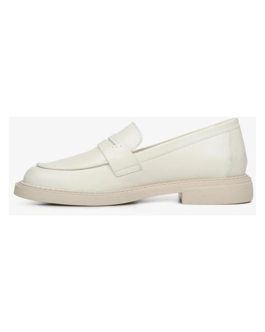 ESTRO White Loafers