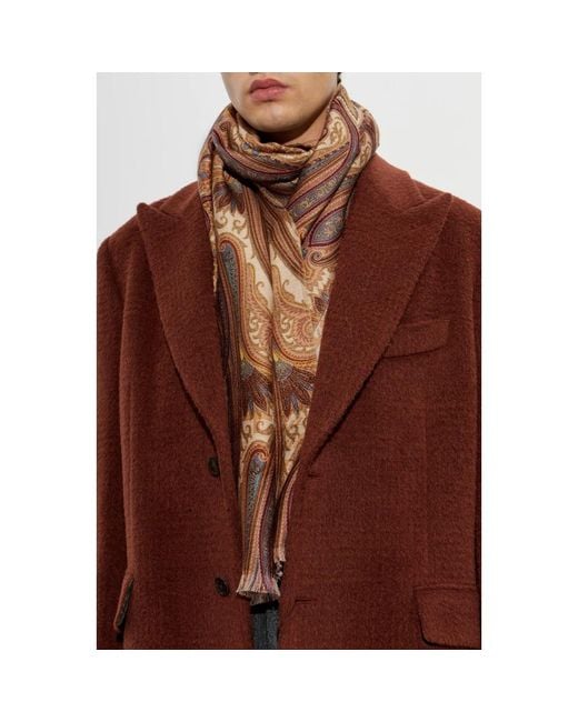 Winter Scarves di Etro in Brown da Uomo